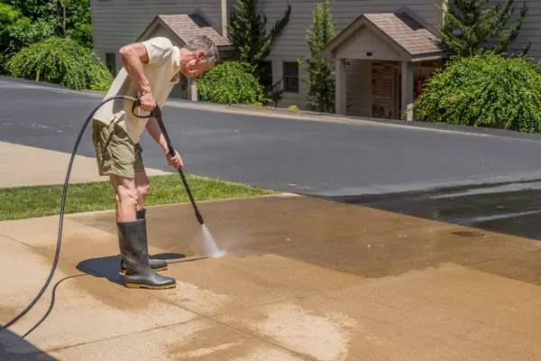Pressure washing